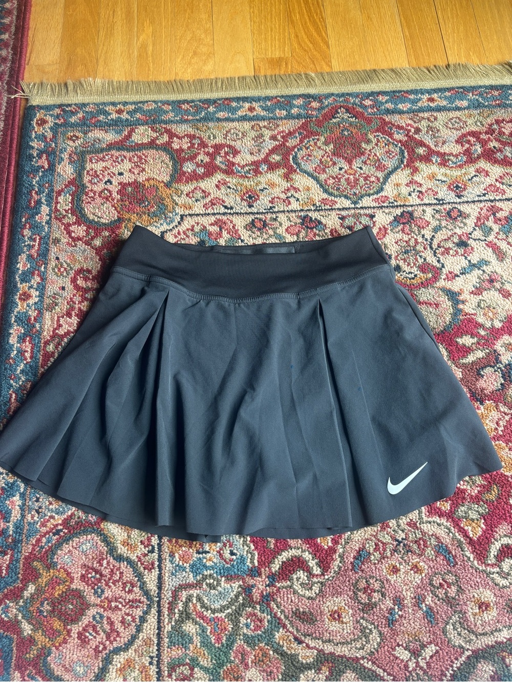 Nike Women’s Black Pleated Skater Tennis Skort